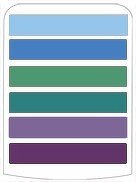 ColorBox Cat's Eye Queue Chalk Ink Pads, 6/Pkg: Misty Meadow