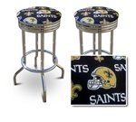 2 New Orleans Saints NFL Football Themed Specialty / Custom Barstools Set
