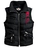 Harley Davidson Women's Velocity Vest-LIMITED EDITION. Embroidered  graphics. 97470-09VW