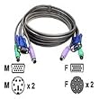 CP Technologies All-In-One Hi Res KVM Cable Male/Female 10ft.