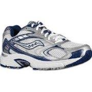 Saucony Men's Grid Cohesion 3 Running Shoe,White/Navy/Silver,11 M Saucony Men's Grid Cohesion 3 Running Shoe,White/Navy/Silver,11 M