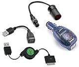 Apple iPod classic (160GB) miniSync - VersaCharger PRO Bundle with iPod Charging Adapter and Airplane Option (USB (White), US outlet plug)