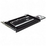 3M Under Desk Keyboard Drawer KD45, 16.5 inches x 25 inches x 3.2 inches, Black