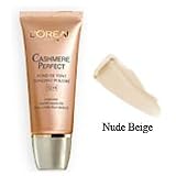 Loreal Cashmere Perfect Soft Powder Creme Makeup, Nude Beige - 1 Oz / Pack, 2 Each