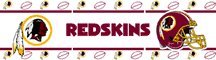 Washington Redskins 5" x 15' Wall Border from Kentex