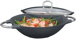 Küchenprofi 411001030 Wok Premium 30 cm Gusseisen 