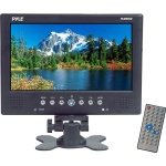 New Pyle 9 Inch Portable Tft Lcd Monitor Universal Stand Earphones Av Cable ....