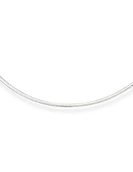 Sterling Silver 16 Inch 2mm Round Omega Necklace