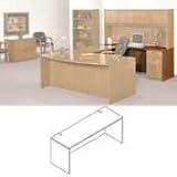Basyx / Credenza Shells, 60x24x29, Mahogany / BSXBW2123NN