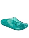 Jelly Turquoise Glitter Clog