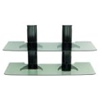 Sanus Systems VF2022-B1 Dual Column Wall-Mounted Furniture Component Shelf