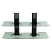 Sanus Systems VF2022-B1 Dual Column Wall-Mounted Furniture Component Shelf