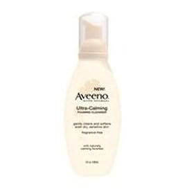 Aveeno Active Naturals Ultra-Calming Foaming Cleanser, Fragrance-Free, 6-Ounce Bottle