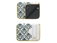 Pat Says Now Louis XIV Notebooktasche bis 43,18 cm (17 Zoll) schwarz/wei&szlig;/gold Preisvergleich