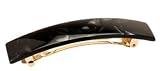 Beauty : France Luxe Regular Rectangle Barrette - Nacro Black