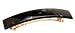 Beauty : France Luxe Regular Rectangle Barrette - Nacro Black