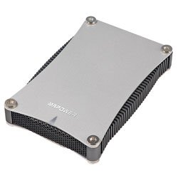 2.5" Patented Aluminum External Enclosure, IDE to USB 2.0+Firewire 400