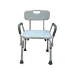 bath bench with back and removable padded arms