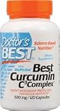 Doctor's Best Curcumin C3 Complex with BioPerine (500 Mg), Capsules, 120-Count