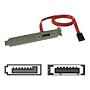 2FT Sata To Esata Transition Cable with Mounting Bracket