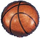 18'' METALLIC BASKETBALL BALLOON
