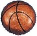 18'' METALLIC BASKETBALL BALLOON