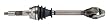 Moose Wheel Half Shaft 813-1818