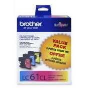 Brother LC613PKS Color Ink Cartridge - 3 piece color Pack (Cyan/Magenta/Yellow)