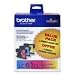 Brother LC613PKS Color Ink Cartridge - 3 piece color Pack (Cyan/Magenta/Yellow)
