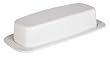 Zak Designs Butterdish with Cover, White