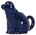 Stoneware Pottery Blue Dog Creamer 4"H, 5oz Set of 2