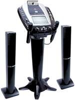Singing Machine STVG-999 Pedestal Karaoke System with Tower Speakers, Camera, Monitor and Radio