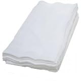 from Junior Joy WHITE X3 100 COTTON MUSLIN SQUARES