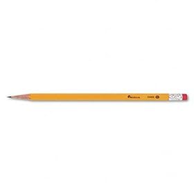 Universal 55400 - Economy Woodcase Pencil, HB #2, Yellow Barrel, Dozen-UNV55400