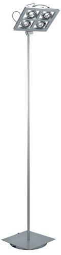 Lite Source LS-9936SILV Studio 4-Beam Floor Lamp, Silver On Sale