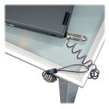 Combosaver Combination Notebook Lock, 6 ft. Self-Coiling Steel Cable, Silver (KMW64560) Category: Computer Locks and Security