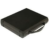 Print File Archival Workbox, 3 Ring Binder Box with a Carry Handle, 2-1/2 Deep, 1.5 D-ring, Black
