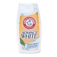 Arm & Hammer Advance White Toothpaste, Clean Mint Liquid Gel, 4.3 Oz/ pack, 3 pack