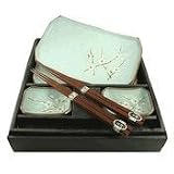 Cherry Blossom Six Piece Sushi Plate Set