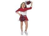 Deluxe USA Cheerleader Costume Red White 8 10 21R JJbS xL. SL160 Deluxe USA Cheerleader Costume Red White 8 10
