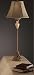 Elegant Table Lamp with Curls and Swirl Patterns Shade and Ivory Trim Base Pd11#f5314
