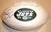 Mark Sanchez Autographed/Hand Signed New York Jets Team Logo Football