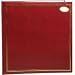 MBI Library Collection 3-Ring Photo Album with Solid Color Cover with Gold Trim, Holds 100 8 x 10 Photos, 1 Per Page