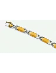 7mm 14k Fancy Hollow Bracelet 7"