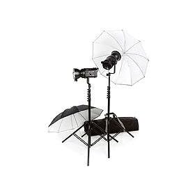 Bowens Gemini 400/400 Umbrella Studio Kit, with Two 400 watt Second Monolights, Umbrellas, Stands and Carry Bag