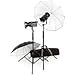 Bowens Gemini 400/400 Umbrella Studio Kit, with Two 400 watt Second Monolights, Umbrellas, Stands & Carry Bag