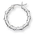 Sterling Silver Wrapped Hoop Earrings - JewelryWeb title=