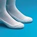 Therasock Comfort System Lite Crew Socks(41152 - Size: White - XLarge (Men's 12 - 15 ...
