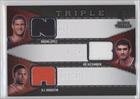 2008-09 SP Rookie Threads Rookie Threads Triple #RTTALA - Brook Lopez/Joe Alexander/D.J. Augustin
