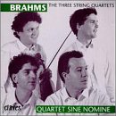Brahms: The Three String Quartets